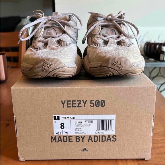 adidas Yeezy 500 Sneakers in Taupe Light Men’s Size 8 - Picture 4 of 8